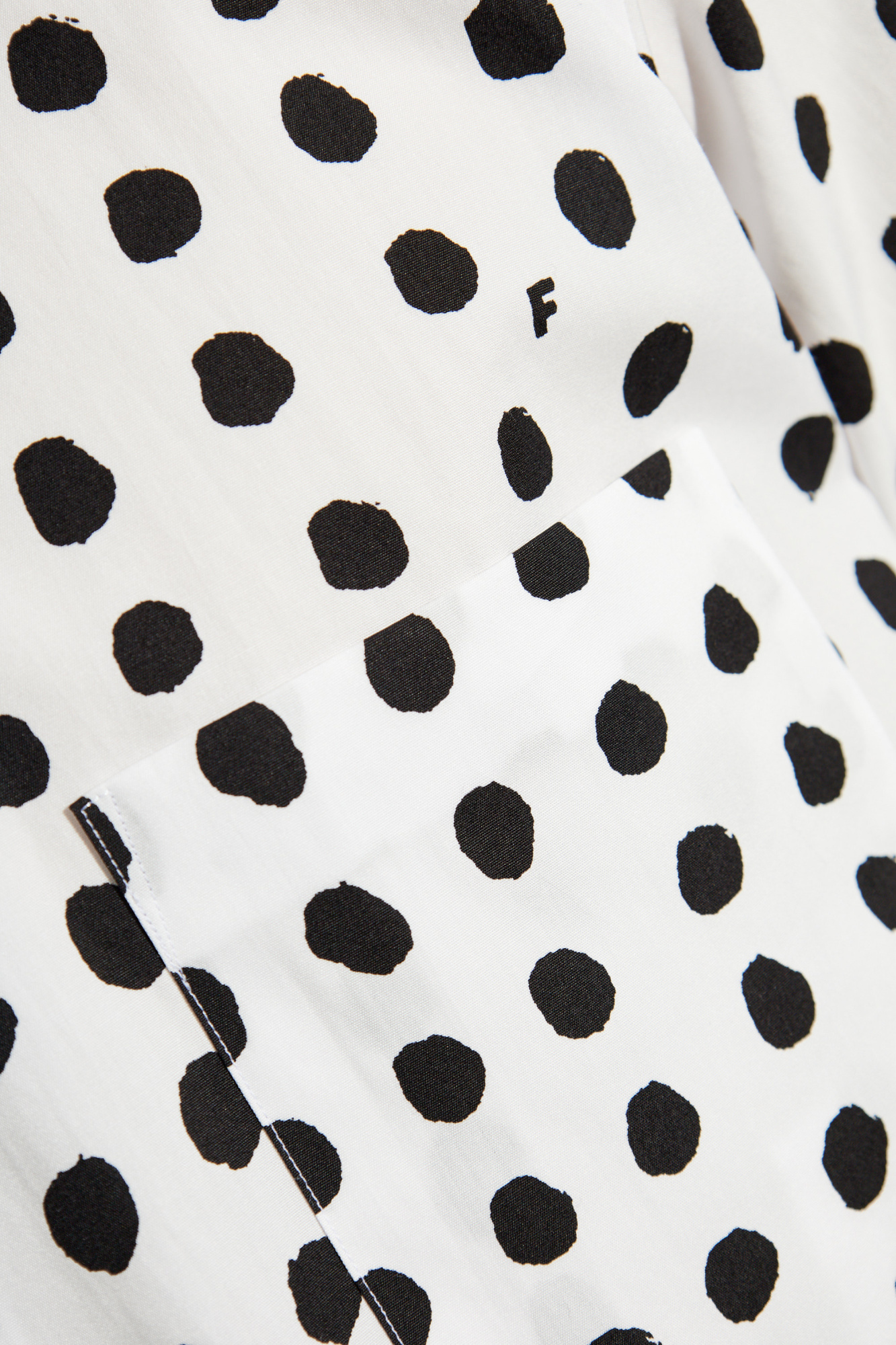 White Shirt with dot pattern Comme des Garçons Black - Vitkac AS